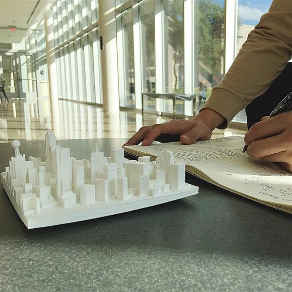 地铁座：达拉斯天际线的3D打印模型使居民更接近他们的城市