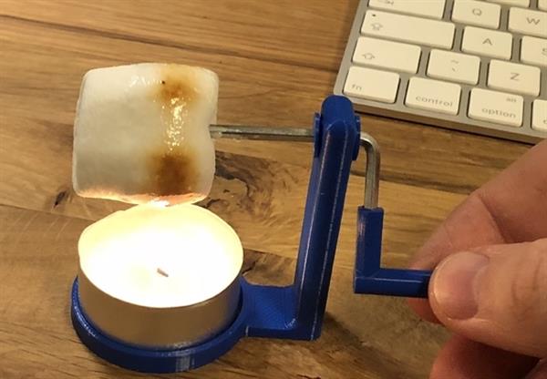 很小，很搞笑！国外创客3D打印棉花糖烧助你抵抗二月寒冷天