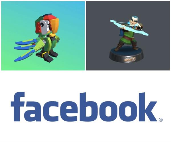 Facebook推出了3D贴子，用户可以分享3D模型