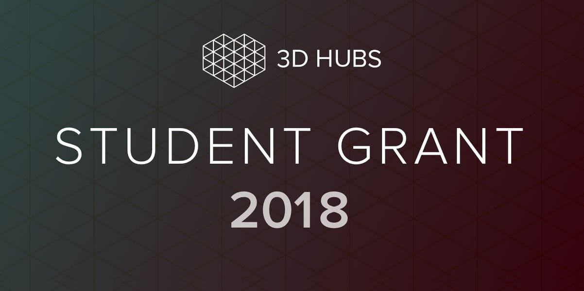 3D Hubs推出一项学生3D打印资助计划