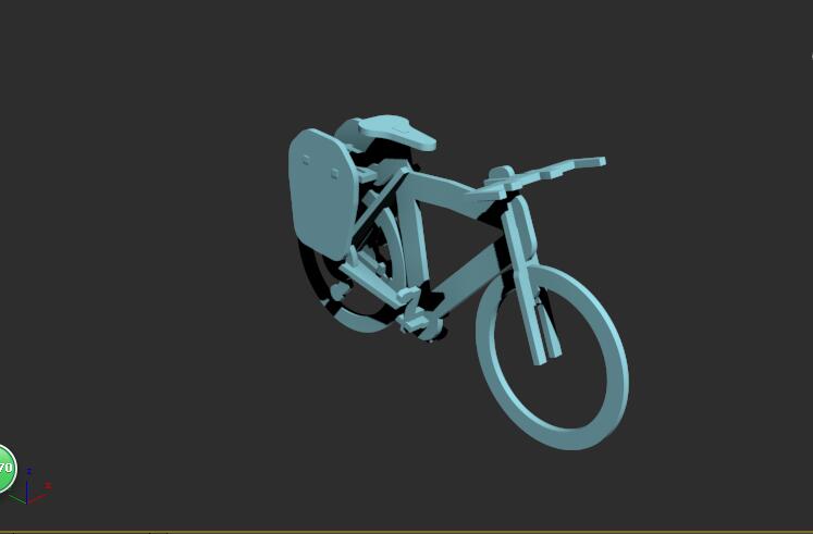 拼版自行车模型