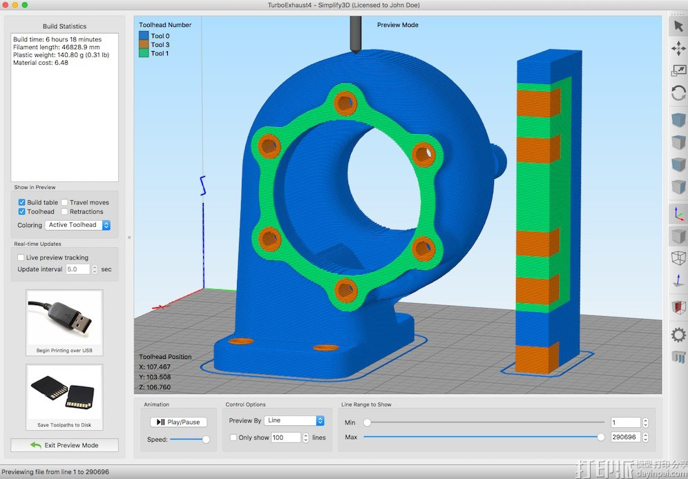 3D打印切片软件之 Simplify3D