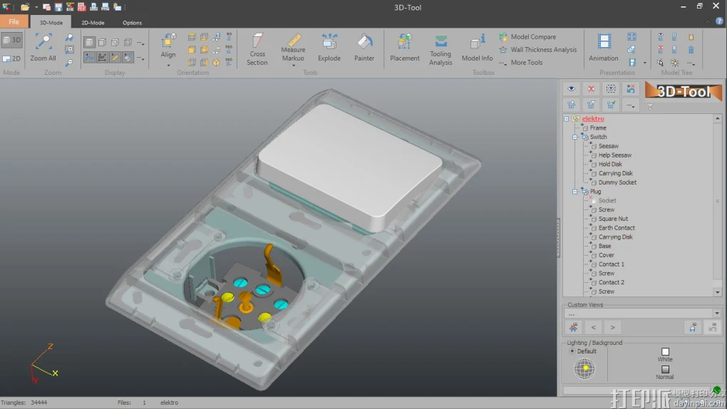 3D-Tool Free Viewer 查看、標(biāo)記、共享、測(cè)量和注釋3D CAD文件和2D圖紙