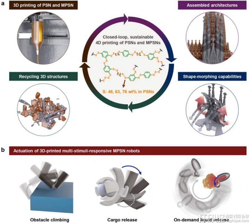 韩国研究团队将石油精炼废料转化为4D打印软体机器人