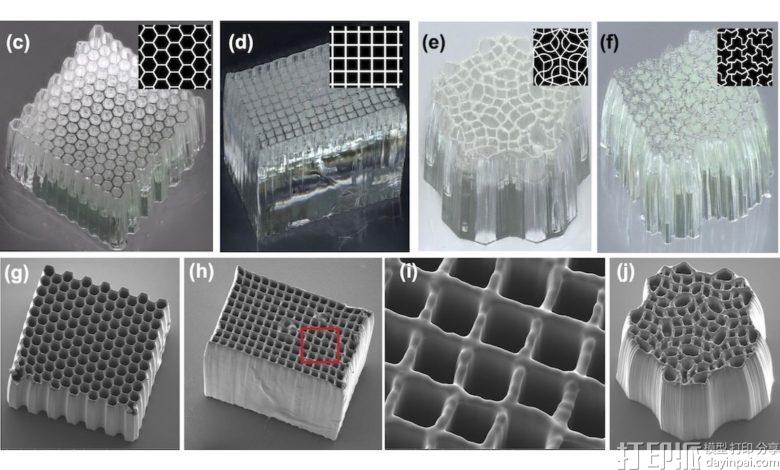 犹他大学研究人员用单次20秒激光照射打印3D形状